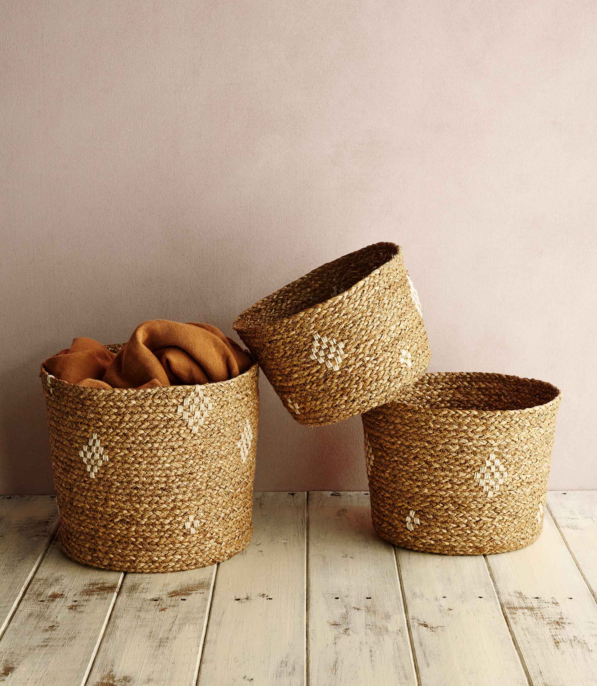 Jamdani Basket Small